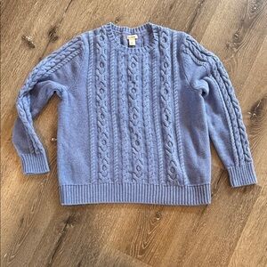 L.L.Bean periwinkle blue sweater